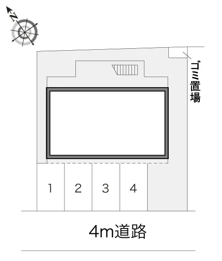 ★手数料０円★千葉市若葉区小倉町 月極駐車場